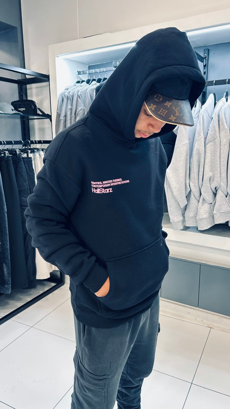 Sweat panthère rose